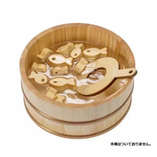 ＭＯＣＣＯ　プカプカ金魚すくい　木製玩具 木のおもちゃ 対象年齢３歳から