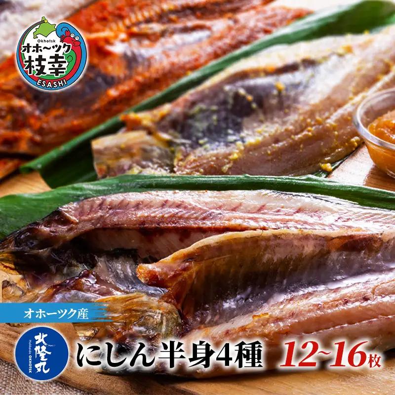 にしん詰合せ 半身 一夜干 塩麹漬 西京漬 チャンジャ漬 にしん詰合せ【1.2kg 12〜16枚】