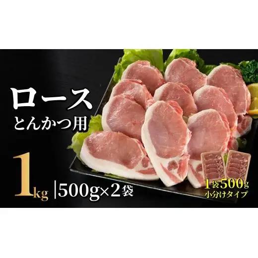 長崎県産豚 ロースとんかつ用計1kg (100g×5枚×2)