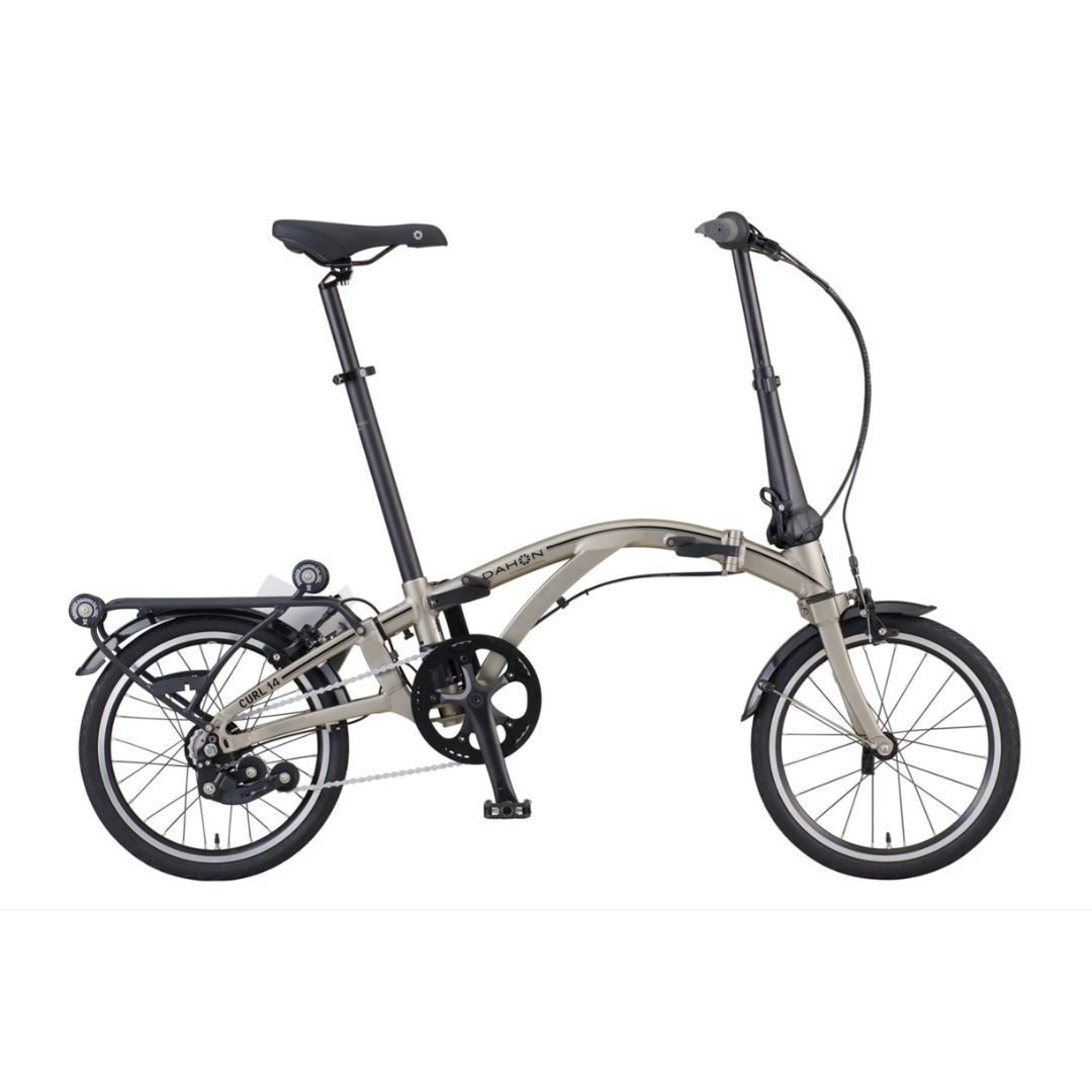 40年の歴史をもつ米国ダホン社の高性能折り畳み自転車 DAHON International　Curl i4 アンティークゴールド