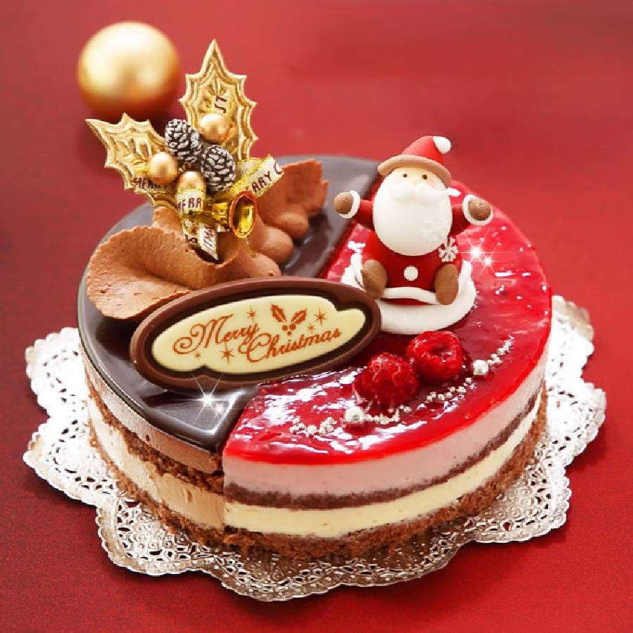 ＜スイートますや＞クリスマスケーキ『ダブルショコラ』5号サイズ