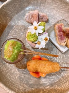 創作揚げ工房 さ・ん・ぽ ディナー券 3名様 ディナー券