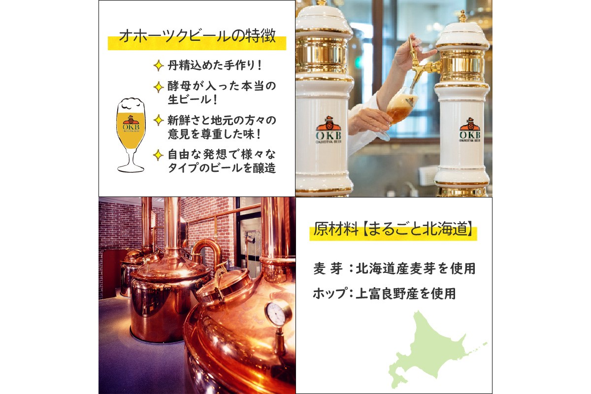 【予約：2024年9月上旬から順次発送】【期間限定】 オホーツクビール 「まるごと北海道」 12本セット ( 地ビール 限定 飲料 お酒 ビール 瓶ビール 北海道 )【028-0038-2024】