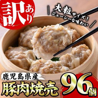 ふるさと納税 いちき串木野市 【訳あり】鹿児島県産豚肉使用 焼売96個セット(45g×24個 合計4kg超え!)