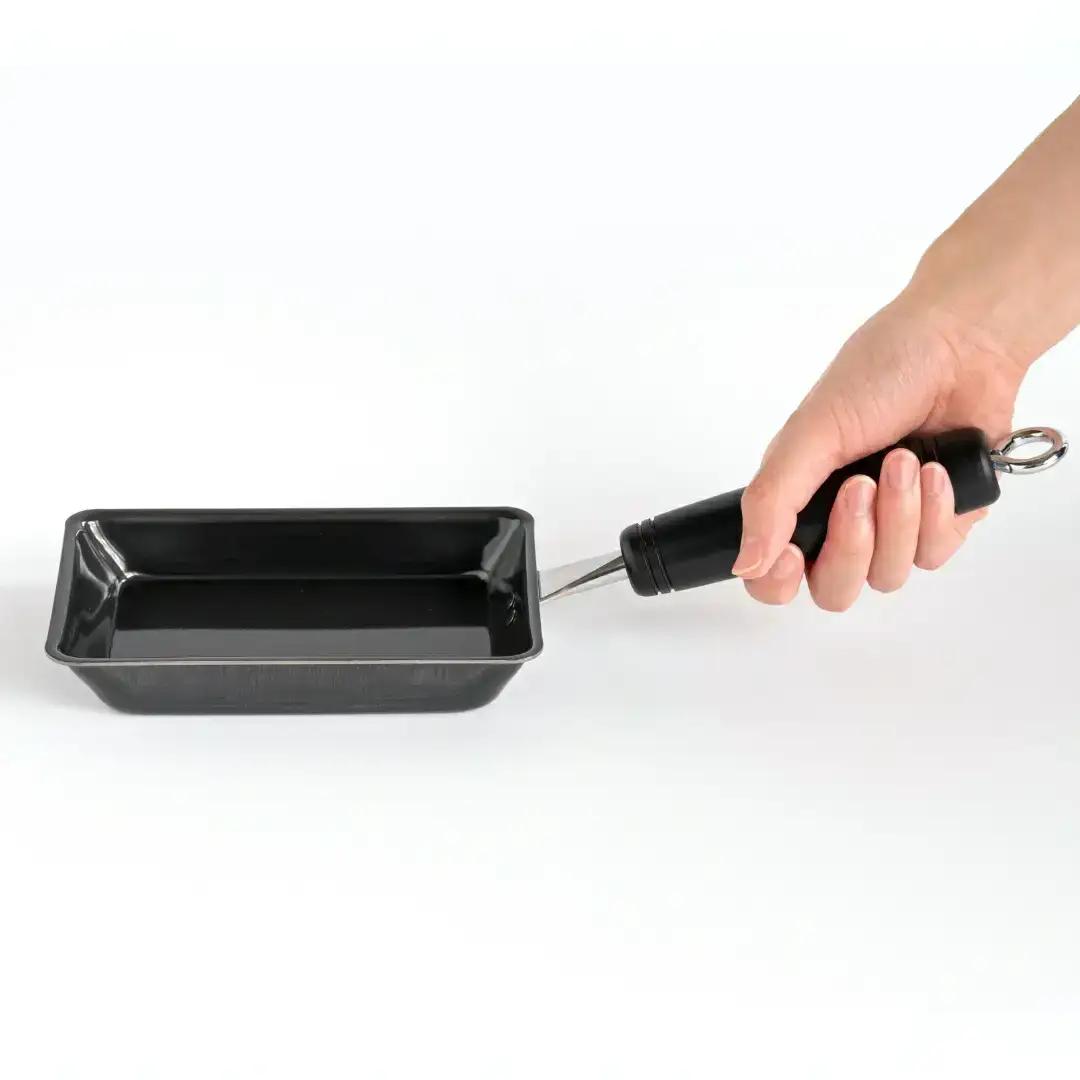 卵1個で！鉄の玉子焼き器 コンパクト IH対応 キッチン用品 調理器具玉子焼き器 玉子焼き 卵焼き 厚焼き玉子 [ビーワーススタイル]