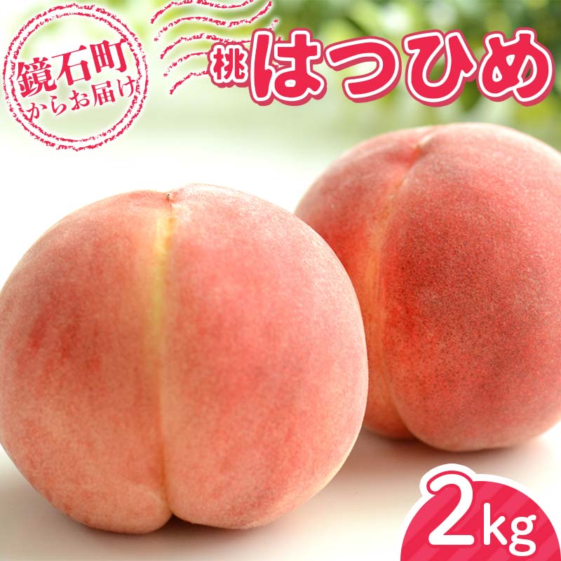 【ふるさと納税】＜先行予約＞福島県オリジナル品種 桃 はつひめ2kg （7玉～10玉） もも フルーツ 果物 F6Q-349