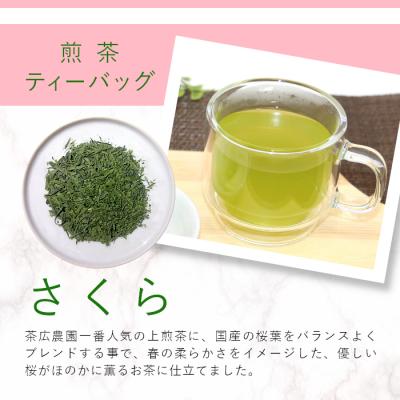 ふるさと納税 東白川村 煎茶ティーバッグ さくら 8個 東白川村産 岐阜県産 煎茶 桜 葉桜 抹茶 ティーバッグ |  | 01