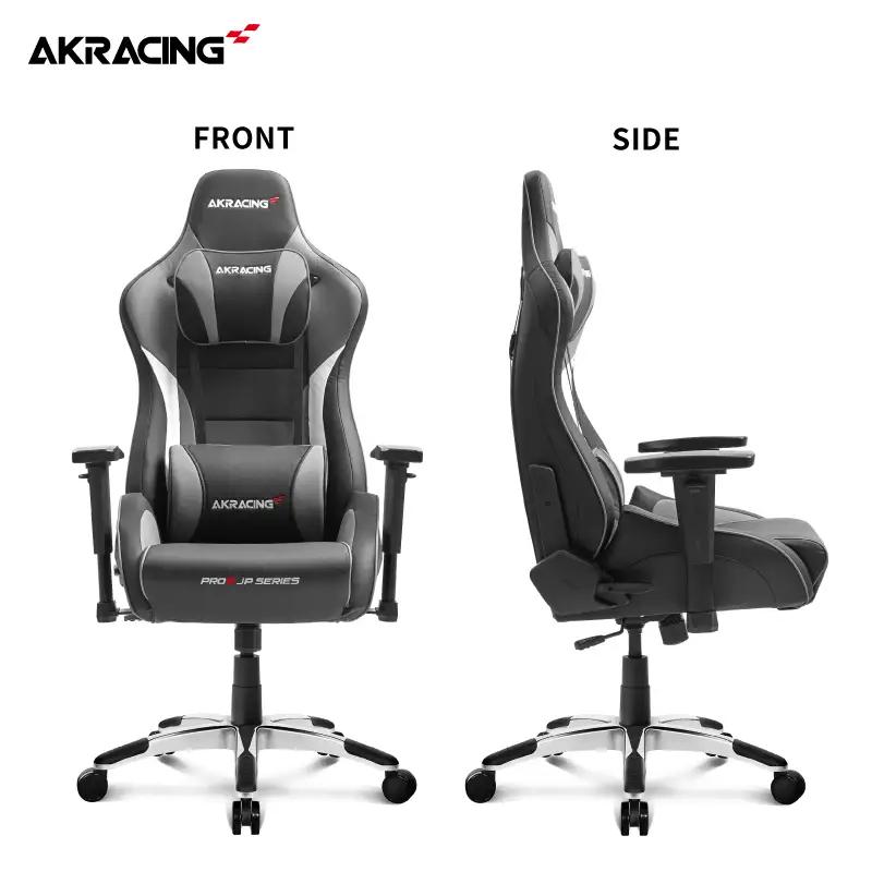 AKRacing Pro-X Gaming Chair (Grey) JP エーケーレーシング ゲーミングチェア（ヘッドレスト・ランバーサポート付き）