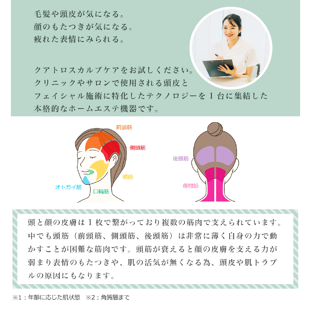 ＜cattre カトレ＞　レスカ クアトロスカルプケア