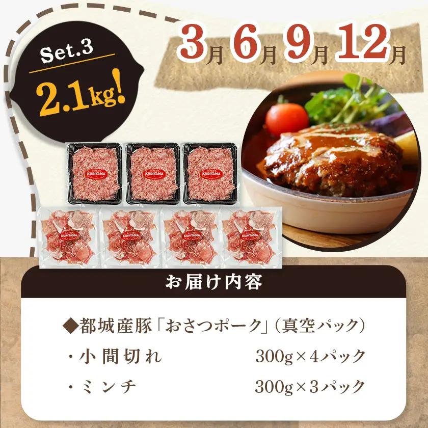 ≪6回連続お届け≫「おさつポーク」バラエティ定期便〔T66-6-14-006〕_(都城市) 豚肉 都城産豚 おさつポーク 真空 冷凍 6回連続 定期便