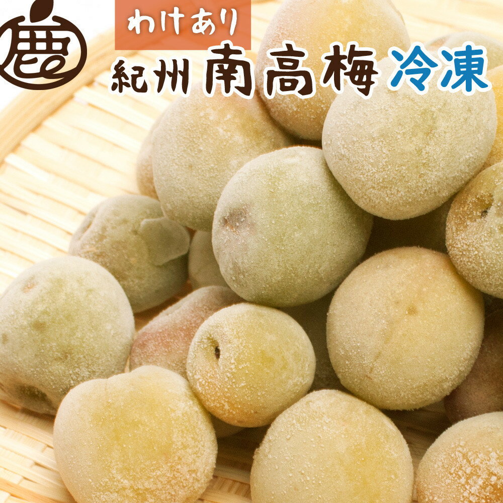 【ふるさと納税】【選べる容量 約1kg・2kg・3kg】家庭用 冷凍梅 紀州 南高梅 青梅 黄梅 完熟梅 訳あり | 梅干し 梅干 食品 加工食品 人気 おすすめ 送料無料