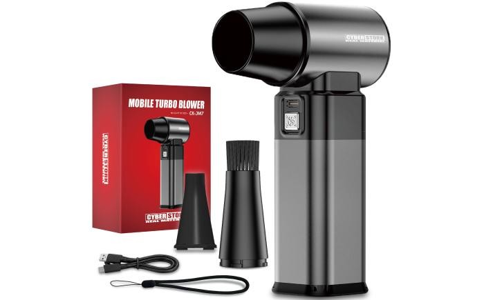
                  【スピード配送】モバイルターボブロワー CK-JM7 / 最大130,000rpm コードレス高速送風 小型軽量ハンディブロワー 車 車用品 カー用品 バイク アウトドア 精密機器 洗車 モバイルブロワー メンテナンス ケア用品 掃除 モバイル 恵那市 / サイバーストーク [AUGG007]
                