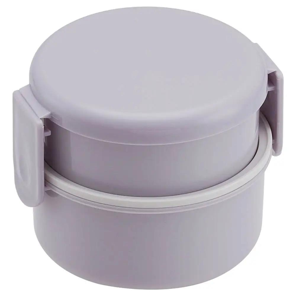 お弁当箱 2段 500ml レンジ対応 丸型 バイオマス ONWR1B セピア カラー 奈良県奈良市 skt105 スケーター 672484
