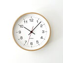 【ふるさと納税】KATOMOKU plywood clock 4 ナチュラル km-44N