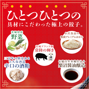 旨味たっぷり！本場プロの中華料理人が作る みとしゃんジャンボ餃子プレミアム 24個【香香 シャンシャン 中華 人気 老舗 焼き餃子  冷凍 ぎょうざ ギョーザ シューマイ簡単調理 惣菜 おかず 水戸市