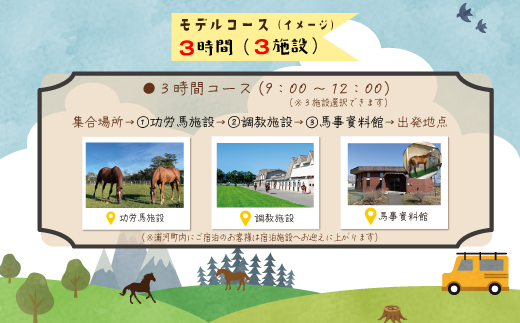 馬産地をめぐる「ひだかサラブレッドタクシー」3時間(1,2名様)コース[41-1102]_イメージ3