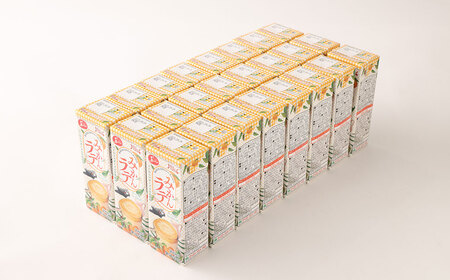 ジューシーみかん ラテ 200ml × 24本 合計4800ml 紙パック 飲料 みかん ミカン 蜜柑 常温