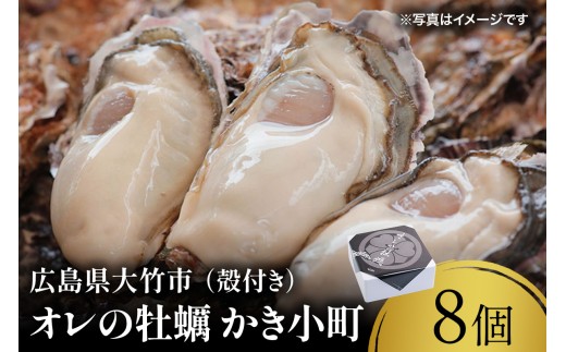広島県産ブランド牡蠣 かき小町 8個｜かき 貝 シーフード オイスター 海鮮 魚介類 濃厚 海の幸 貝類 おおたけカキ 特大サイズ 広島 大竹市 玖波 宮島 [2629]