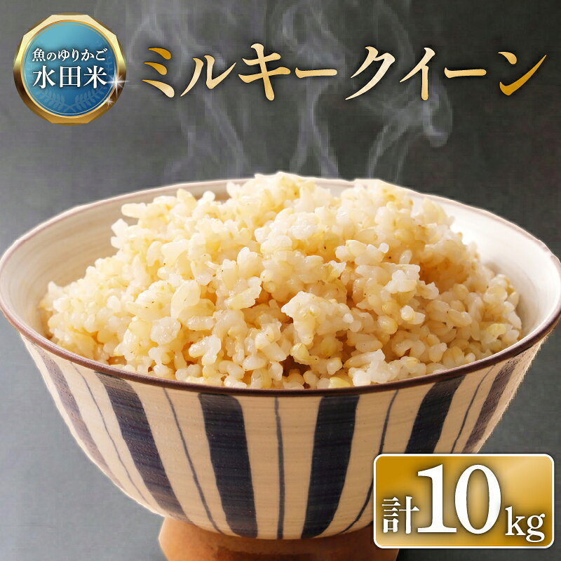 【ふるさと納税】 ＼ 令和8年産 ／ 新米 ミルキークイーン 10kg 玄米 ひこにゃん米 ミルキークイン 環境こだわり栽培 米 こめ 令和8年 新米 玄米ご飯 滋賀 彦根