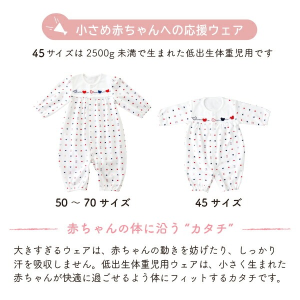 低出生体重児用ウェアセット _ 低出生体重児 ウェア セット 小さいサイズ 赤ちゃんの城 ベビー用品 ベビー服 赤ちゃん 新生児 子供 出産祝い 贈り物 ツーウェイオール 保湿性 春秋 スムース素材 