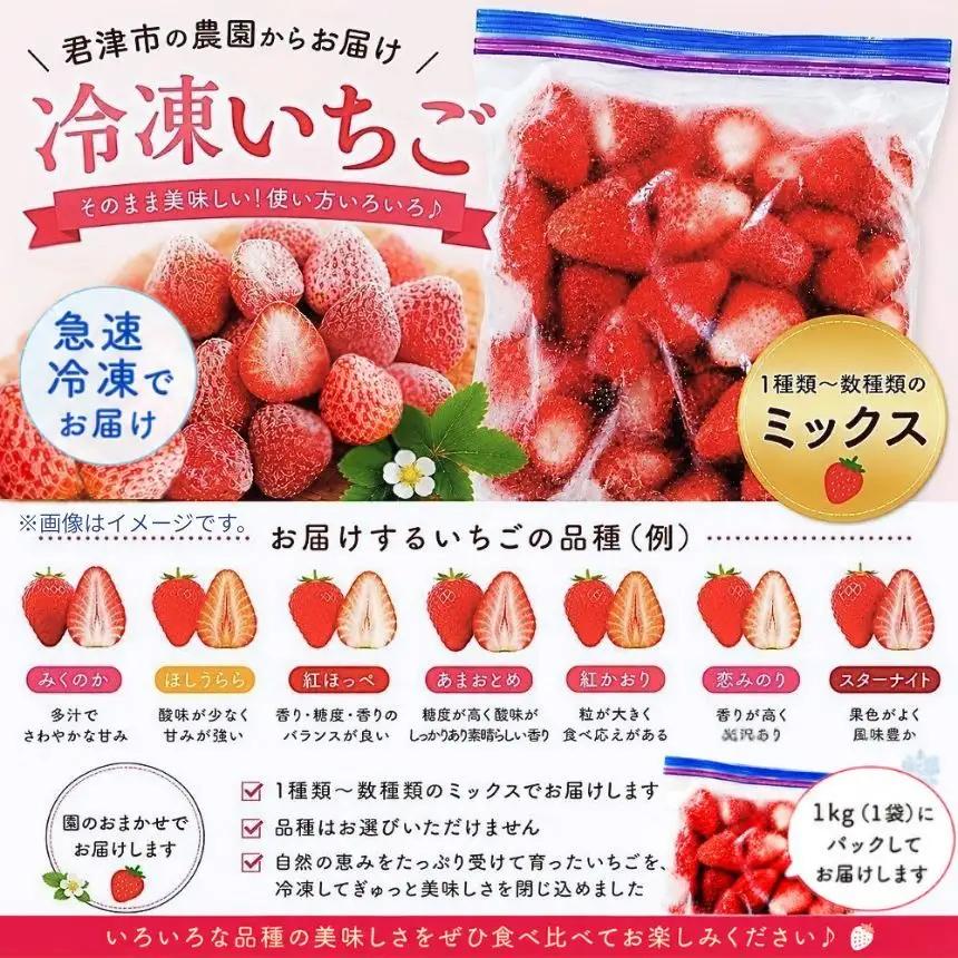 完熟・急速 冷凍いちご 4kg | 2週間以内に発送