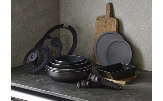 TERACOAT 深型12点セット フライパンセット 深型 鍋セット テラコート 深型フライパン フライパン 鍋 なべ 炒めなべ エッグパン ガラスふた 蓋 ふた IH ガス火 ガスコンロ EHDC-