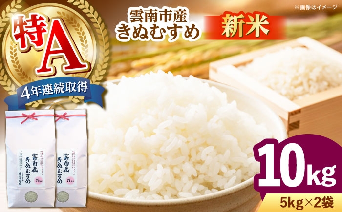 
            お米 雲南市産きぬむすめ 10kg（5kg×2袋）米 こめ おこめ はくまい 白米 ライス 精米 コメ 特A 使いやすい ごはん ご飯 おにぎり お弁当 朝ごはん 便利 朝食 食卓 主食 グルメ おいしい つや あっさり 飽きない もっちり 食感 国産 新生活 一人暮らし 家族 ご当地 ごはんソムリエ おうちごはん おすすめ 人気 島根県雲南市/有限会社藤本米穀店 [AIDB100]
          