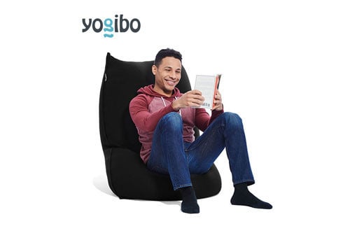 【ブラック】39-L-13　Yogibo Lite（ヨギボー ライト）※離島への配送不可