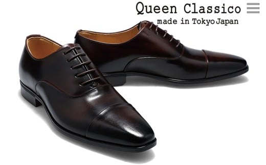 クインクラシコ 革靴 62001S〈ブラウン〉(サイズ：26.0cm)