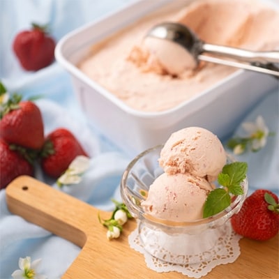 こだわり!福岡産あまおうジェラート 1000ml(大野城市)【配送不可地域：離島】