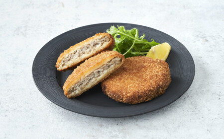 【温めてすぐ食べられる】わいわいのさんまメンチ 2個入×3袋 【 さんま メンチカツ 揚げ物 お惣菜 冷凍 人気 おすすめ 簡単調理 おためし 三陸産 カフェフードバーわいわい 】 RT2769