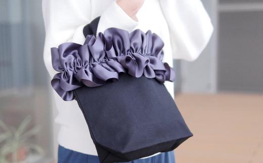 【ハンドメイド作家作品】fluffy bag ( チャコールグレー ) & ヘアゴム 1個 セット《築上町》【＊serendipity＊】 [ABAS004] 20000円 2万円 20000円 2万