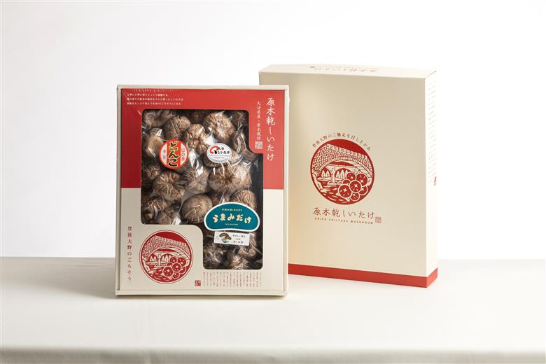 進物どんこ 300g | 大分県産 しいたけ どんこ 干ししいたけ 原木栽培 椎茸 化粧箱入り 熨斗・包装対応可 ギフト 贈答用 国産 九州 大分県 送料無料