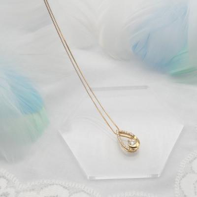 ふるさと納税 昭和町 K18 0.3ctUP ダイヤモンド ペンダントネックレス HH-019757 |  | 02