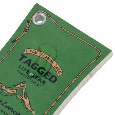 耐洗紙メモ、ノート【TAGGED　LIFEGEAR】　6種類セット(L)×2【1328381】