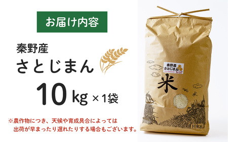 秦野のお米「さとじまん」10kg｜令和7年産米