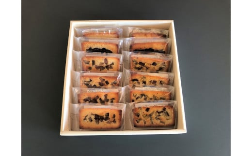 フィナンシェ12個セット(ブルーベリー・和栗・さつま芋) | フィナンシェ 焼き菓子 詰め合わせ お取り寄せ 贈り物 手土産 洋菓子 個包装 ブルーベリー 和栗 さつまいも ギフトセット 群馬県 前橋市