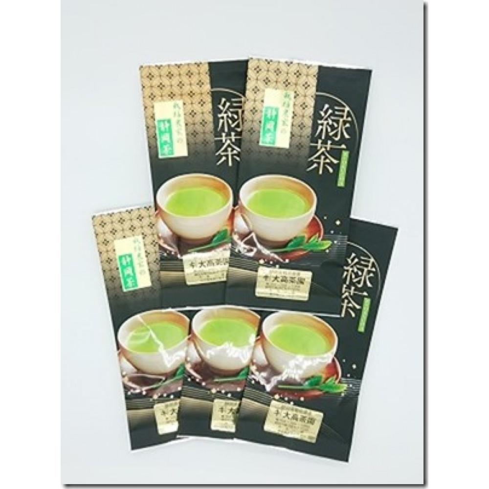 【ふるさと納税】お茶処静岡　栽培農家のやぶきた一番茶上煎茶　100g入×5袋 | 静岡 お茶 飲料 茶葉 ソフトドリンク 人気 おすすめ 送料無料