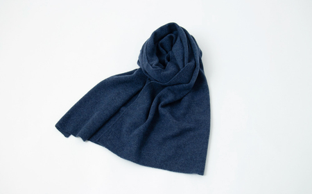 【UTOカシミヤ】天使のストール レギュラーサイズ(インディゴ)(UTO)