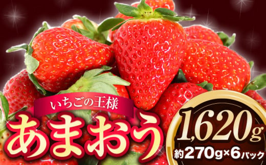 ★2025年出荷分★【先行予約】いちご あまおう 1620g (約270g×6パック) 苺 【着日指定不可】《3月中旬-4月末頃出荷予定》 イチゴ 果物 フルーツ  ---fn_ckrama_bc3_25_13500_1620g---　|　いちごあまおういちごあまおういちごあまおういちごあまおういちごあまおういちごあまおういちごあまおういちごあまおういちごあまおういちごあまおういちごあまおういちごあまおういちごあまおういちごあまおういちごあまおう