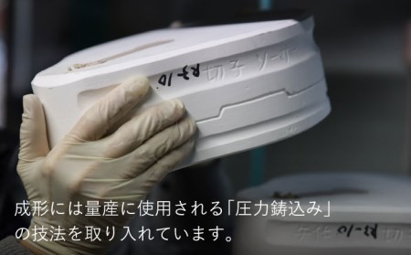 【美濃焼】HINOMIYA 「kiriko」flat plate M【陶芸家・宮下将太】[MDL001]