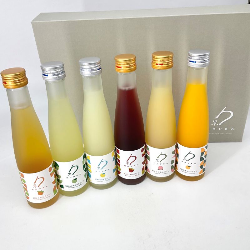 【ふるさと納税】 勹果(ほうか) 飲み比べセット 180ml×6本セット / 酒 ワイン リキュール みかん 桃 梅 ゆず じゃばら 赤ワイン 白ワイン アルコール 和歌山 ギフト 贈答品 誕生日 父の日 母の日 プレゼント 贈り物 //alcohol
