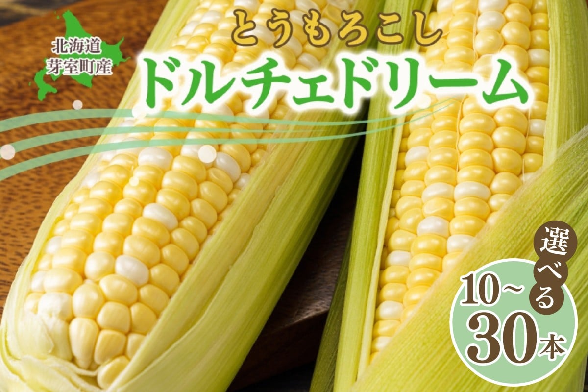 
            【先行受付】【2026年7月下旬～8月上旬頃配送】北海道十勝 芽室町産  とうもろこし ドルチェドリーム（選べる本数 : 10本 15本 20本 30本）me035-030c-26-o
          