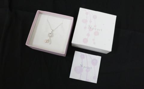 想い梅 パールネックレス 小枝 Npearl シルバー アクセサリー アコヤ真珠 パール ネックレス ファッション 特産品 国産 真珠 愛媛 宇和島 A135-166008