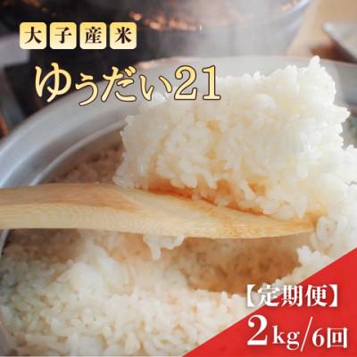 ふるさと納税 大子町 【毎月定期便】大子産米 ゆうだい21 (精米)2kg×全6回