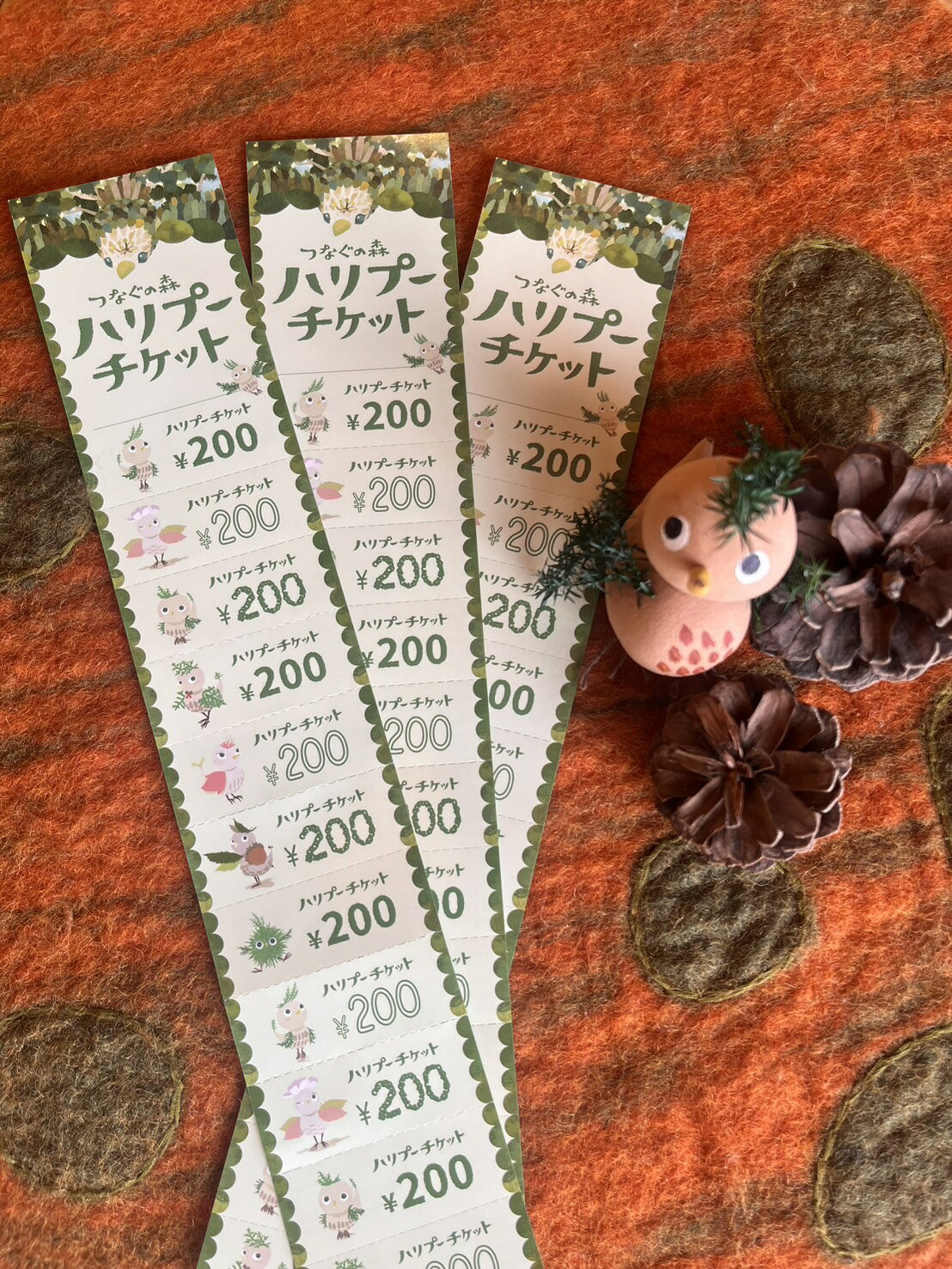 【ふるさと納税】＜よろこびつながる＞ハリプーチケット（回数券3,000円分）