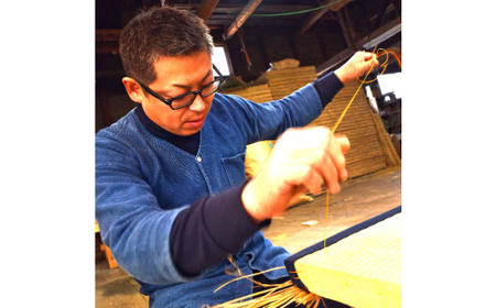 畳製作技能、日本一!加美町の畳職人が作る畳和雑貨/ランチョンマット(P花柄)と畳コースターのセット [佐々木畳工業 宮城県 加美町 44581403]ランチョンマット コースター い草 手作り 445