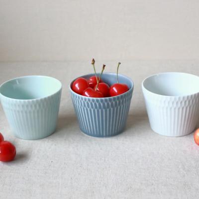 ふるさと納税 瑞浪市 【3色SET】美濃焼 さざなみ 8.5猪口カップ 200cc 8.5×6.5cm |  | 01