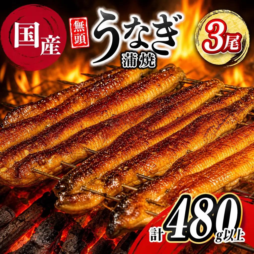 2026年9月配送 鰻楽 うなぎ蒲焼 3尾 C444-2609