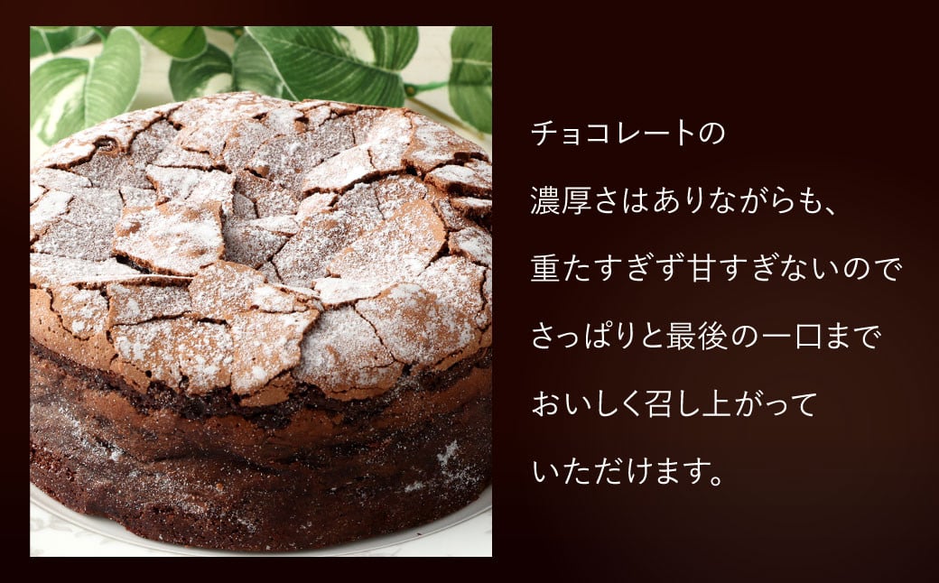 パティスリーベックのガトーショコラ 15cm (約450g)